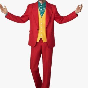 Red Joker-Style Suit Costume